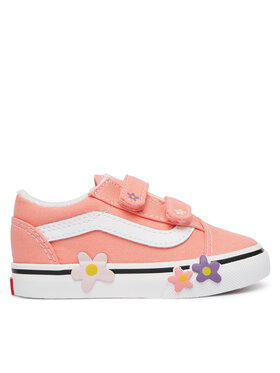 Vans Sneakers aus Stoff Vans Old Skool V Flower VN000Z5XGSB1 Korallenfarben
