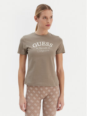 Guess Guess Футболка V6RI02 J1314 Бежевий Regular Fit