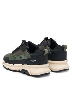 Geox Sneakersy Geox J Flexyper Plus Boy B Abx J46LCC 0FU50 C0498 M Zielony ciemny