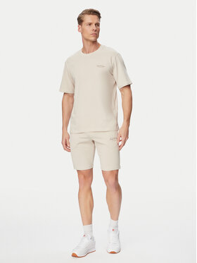 Jack & Jones Jack & Jones Conjunto de camiseta y pantalones cortos Archive 12297642 Beis Relaxed Fit