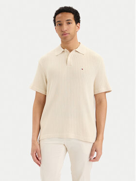 Tommy Hilfiger Tommy Hilfiger Polo majica MW0MW42770 Kremna Regular Fit