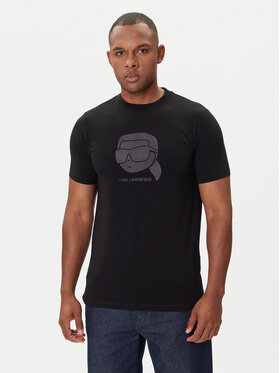 KARL LAGERFELD KARL LAGERFELD Camiseta 755032 554221 Negro Regular Fit