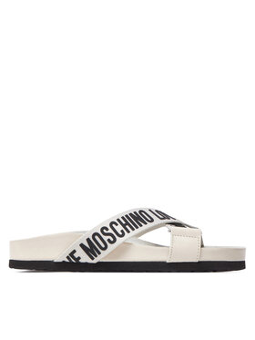 LOVE MOSCHINO Šľapky LOVE MOSCHINO JA28263G0IIX110A Écru