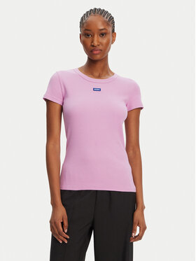 HUGO HUGO Póló Easy 50523924 Rózsaszín Slim Fit