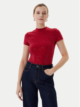 Guess Guess Футболка W4BI26 J1314 Бордовий Regular Fit