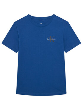 Calvin Klein Jeans Calvin Klein Jeans Camiseta Chest Monologo IU0IU00719 Azul Regular Fit