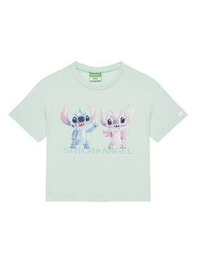 United Colors Of Benetton United Colors Of Benetton Футболка 35RYC10MV Зелений Boxy Fit