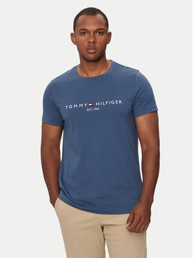 Tommy Hilfiger Tommy Hilfiger Camiseta Logo MW0MW11797 Azul Slim Fit