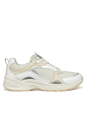 Geox Sneakersy Geox D Zarvia D55YLA 01454 C1Z1S Biela