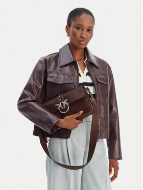 PINKO Сумка PINKO Love One Slouchy Zip Classic AI 25-26 PLTT 105081 A2JG Коричневий