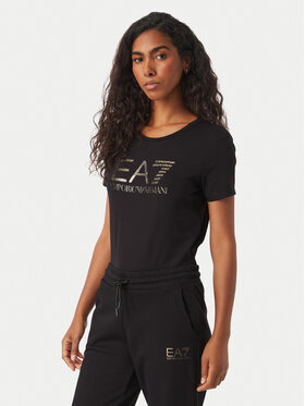 EA7 Emporio Armani EA7 Emporio Armani Camiseta 7W001443 AF10373 MC004 Negro Slim Fit
