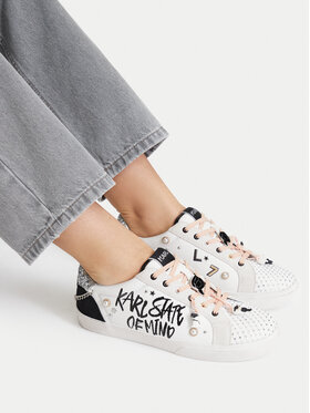 KARL LAGERFELD Сникърси KARL LAGERFELD KL60116S Бял