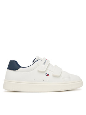 Tommy Hilfiger Сникърси Tommy Hilfiger Low Cut Velcro Sneaker T1X9-35216-1355 S Бял