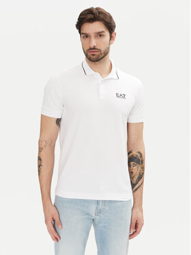 EA7 Emporio Armani EA7 Emporio Armani Pólóing 8NPF16 PJVUZ 1100 Fehér Slim Fit