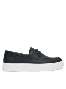 Calvin Klein Halbschuhe Calvin Klein Hybrid Clean Boat Shoe Lth HM0HM02233 Dunkelblau
