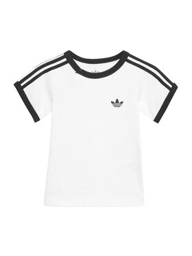 adidas adidas Camiseta 3-Stripe KR3715 Blanco Regular Fit