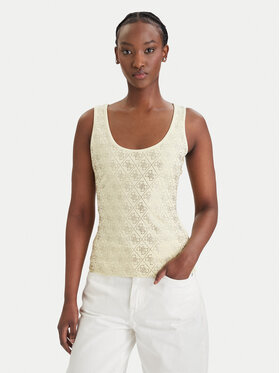 Guess Guess Топ W6GP10 K2932 Жовтий Regular Fit