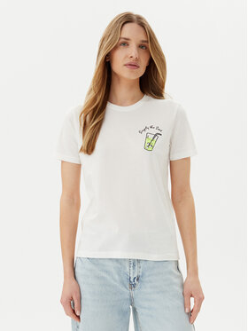 ONLY ONLY Футболка Kita 15349150 Білий Regular Fit