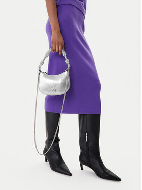 PINKO Сумка PINKO Half Moon Baby C + Manico Al 25-26 PLTT 105913 A2WD Срібний