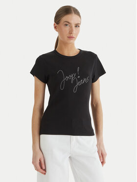 JOOP! Jeans JOOP! Jeans Футболка Tineta 10019315 30102094 Чорний Regular Fit