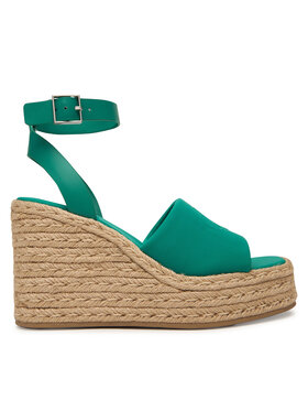 Calvin Klein Espadrile Calvin Klein Wedge Espad 70 Neopr Mg HW0HW03014 Zelena