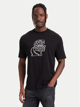 KARL LAGERFELD KARL LAGERFELD Camiseta 755151 564235 Negro Loose Fit