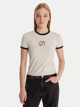 Guess Jeans Guess Jeans Футболка W6RI16 J1314 Сірий Classic Fit