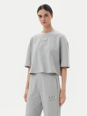 EA7 Emporio Armani EA7 Emporio Armani Футболка 7W000177 AF12473 O8002 Сірий Loose Fit