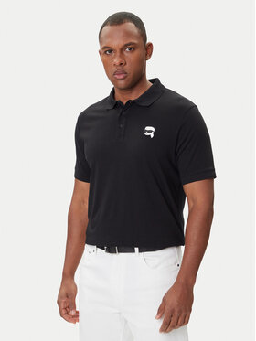 KARL LAGERFELD KARL LAGERFELD Polo 745710 500224 Μαύρο Regular Fit
