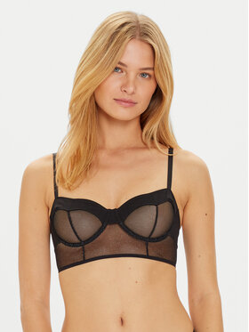 Undress Code Undress Code Sujetador con aros Oh Mon Dieu 728 Negro