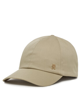 Tommy Hilfiger Šiltovka Tommy Hilfiger Elevated Chic Soft Cap AW0AW17138 Béžová