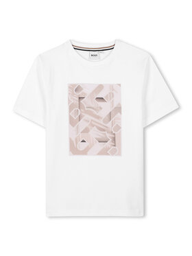 BOSS BOSS Футболка J52036 S Білий Regular Fit