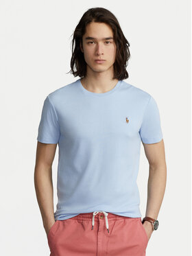 Polo Ralph Lauren Polo Ralph Lauren Majica Classics 710740727 Svetlo modra Slim Fit