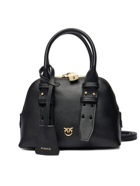 PINKO Soma PINKO Bowling Bag Zip Mini AI 25-26 PLTT 105333 A0QO Melns