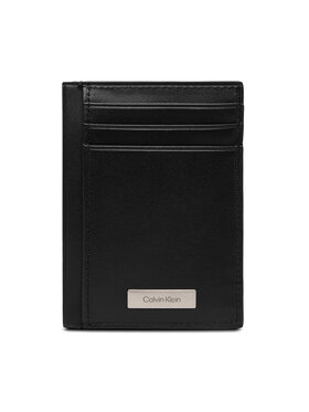 Calvin Klein Kreditkartenetui Calvin Klein Plaque Ns Card Case LV04D1065G Schwarz