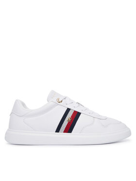 Tommy Hilfiger Tenisice Tommy Hilfiger Icon Court Light Webbing FW0FW09602 Bijela