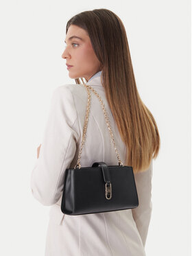 Tommy Hilfiger Handtasche Tommy Hilfiger Th Libre Chain Crossover AW0AW18614 Schwarz