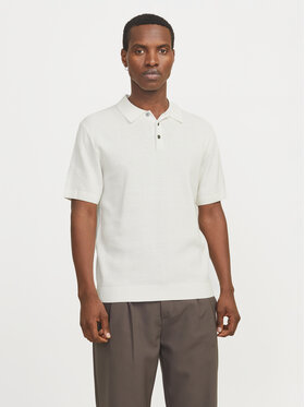 Jack & Jones Jack & Jones Поло Cooper 12271483 Білий Regular Fit