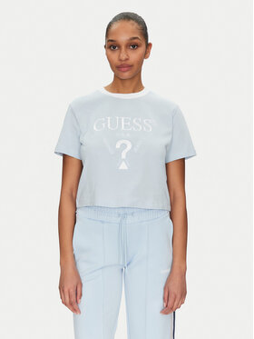 Guess Guess Футболка V5GI18 I3Z14 Блакитний Boxy Fit