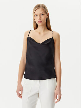 Rinascimento Rinascimento Топ CFC0019818002 Чорний Regular Fit