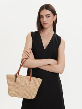 Tory Burch Сумка Tory Burch Ella 183825 Світло-бежевий