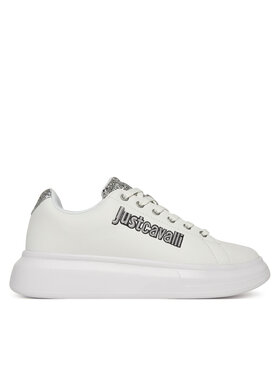 Just Cavalli Sneakersy Just Cavalli 79RA3SB3 ZPB46 Biela