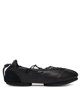Polo Ralph Lauren Балетки Polo Ralph Lauren Blrna Lce Up 804P08221001 Чорний