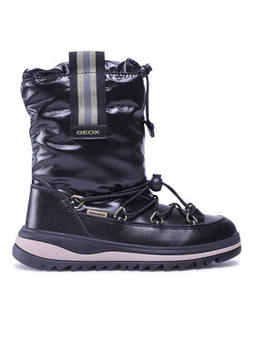 Geox Snehule Geox J Adelhide G.Babx E J26EWE 0LVBC C0495 D Čierna