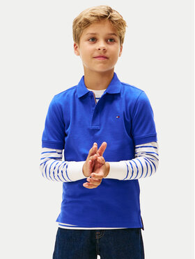 Tommy Hilfiger Tommy Hilfiger Polo Flag KB0KB09103 Azul Regular Fit