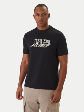 Napapijri Napapijri Camiseta Lodestar NP0A4FGY Negro Regular Fit