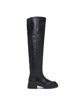 Calvin Klein Cizme lungi muschetar Calvin Klein Chunky Otk Boot Nappa HW0HW03184 Negru
