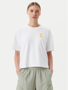 Fila Fila Футболка Lisakovsk FAW1044 Білий Loose Fit