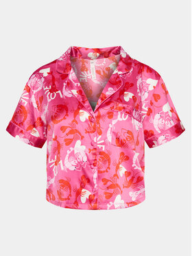 Hunkemöller Hunkemöller Maglietta del pigiama Peppers 205076 Rosa Relaxed Fit