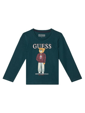 Guess Guess Blusa N6YI06 K3794 Verde oscuro Regular Fit